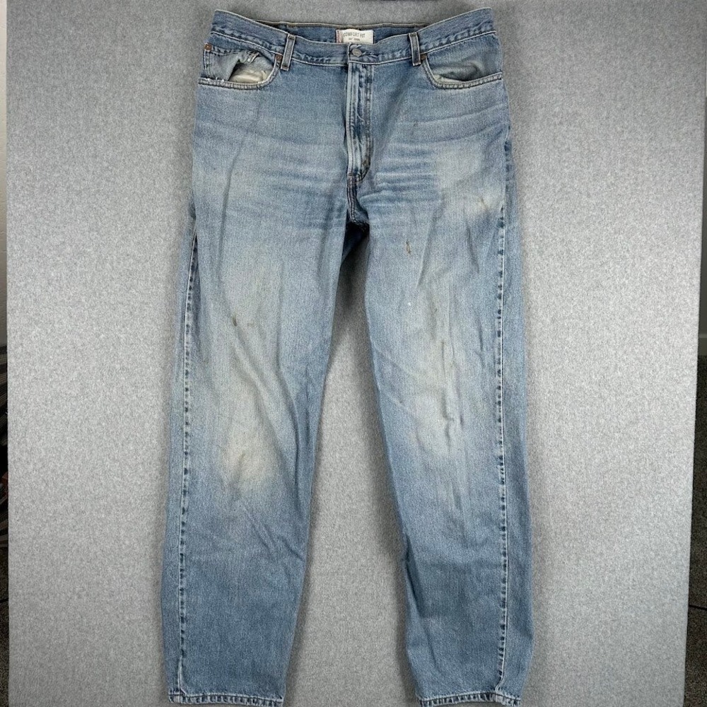 Vintage Levi's 560 Jeans Y2K Men 40x30 Comfort Fit Blue Denim Straight Leg Rodeo